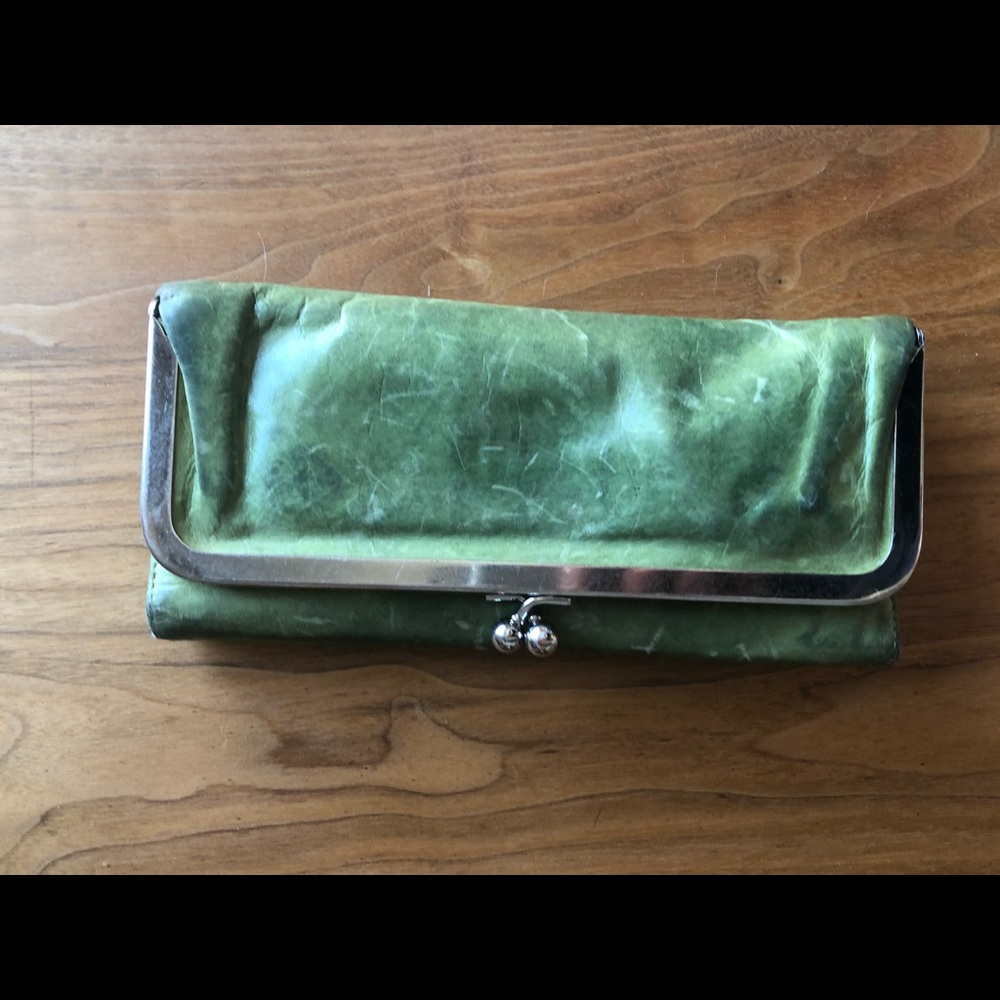 Hobo lime green wallet